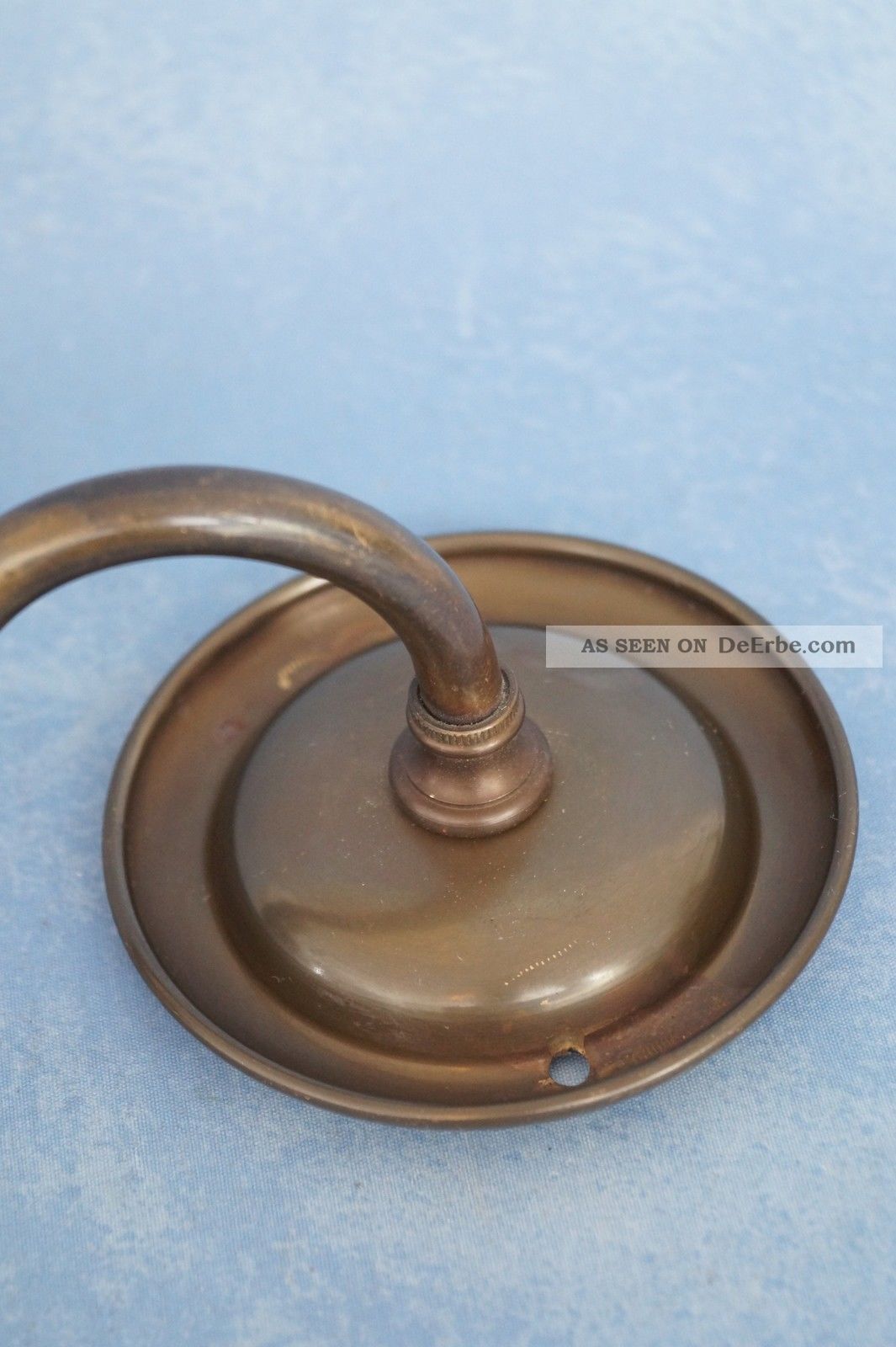 Original Antike Lampe Wandlampe Deckenlampe Messing Schiffslampe