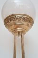 Wunderschöne Jugendstil Etagen Tischlampe Versilbert Um 1910 - 1930 Opalglas Antike Originale vor 1945 Bild 4