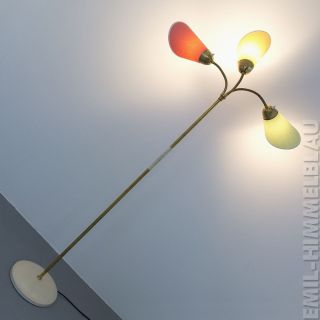 TÜtenlampe Bunt Stehlampe 50er 60er Pastell Rockabilly Lampe Vintage Mid Century Bild