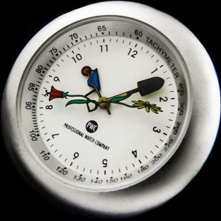 Pwc Professional Watch Company Garten Design Tischuhr Tachymeter Uhr Mit StÄnder Bild