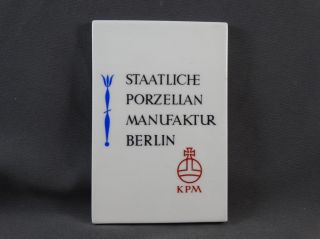 Verkaufsaufsteller Werbeaufsteller Staatliche Porzellan Manufaktur Berlin Kpm Bild