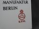 Verkaufsaufsteller Werbeaufsteller Staatliche Porzellan Manufaktur Berlin Kpm Nach Form & Funktion Bild 1