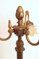 Einzigartige Dreiflammige Orig.  Jugendstil Stehlampe 142 Cm Bronze Stehleuchte Antike Originale vor 1945 Bild 5