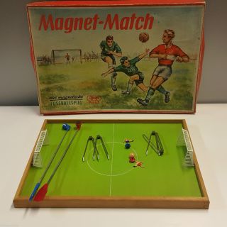 Ages Fußballspiel Magnet Match 1960er Jahre Ddr Mit Ovp Altes Spiel Bild