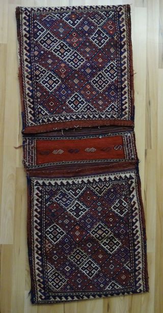 Echt Orient Teppich Persien Satteltasche Zertifikat Veit Ellwangen Bild