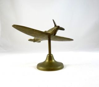 Art Deco Flugzeug Skulptur Messing Luftfahrt Frankreich 1940 Bild