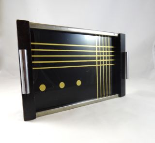 Avantgarde Suprematismus Bauhaus Tablett Geometrisch Art Deco Modernist Tray Bild
