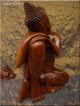 Anmutige Edle Schlafende Buddha Skulptur Statue Figur Zen Shaolin Artefakt Holz Ab 2000 Bild 1