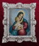 GemÄlde Madonna Delle Grazie Ikonen Bilder Antik Barock Look 45x38cm 345b Votivbilder & Sakralmalerei Bild 2