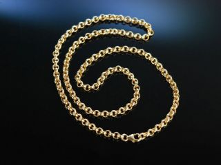 Goldene Erbs Kette Historisch Gold 585 Necklace Bild