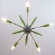 2 Sputnik 5 - Armig Decken Pendel Lampe 50er Spinne GrÜn Rockabilly Vintage 1950-1959 Bild 3