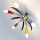 Sputnik 5 - Armig Decken Pendel Lampe 50er Spinne Rockabilly Vintage Bunt 1950-1959 Bild 6