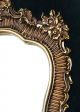 Großer Wandspiegel Barock Oval 103x73cm Badspiegel Antik Spiegel Gold Spiegel Bild 1