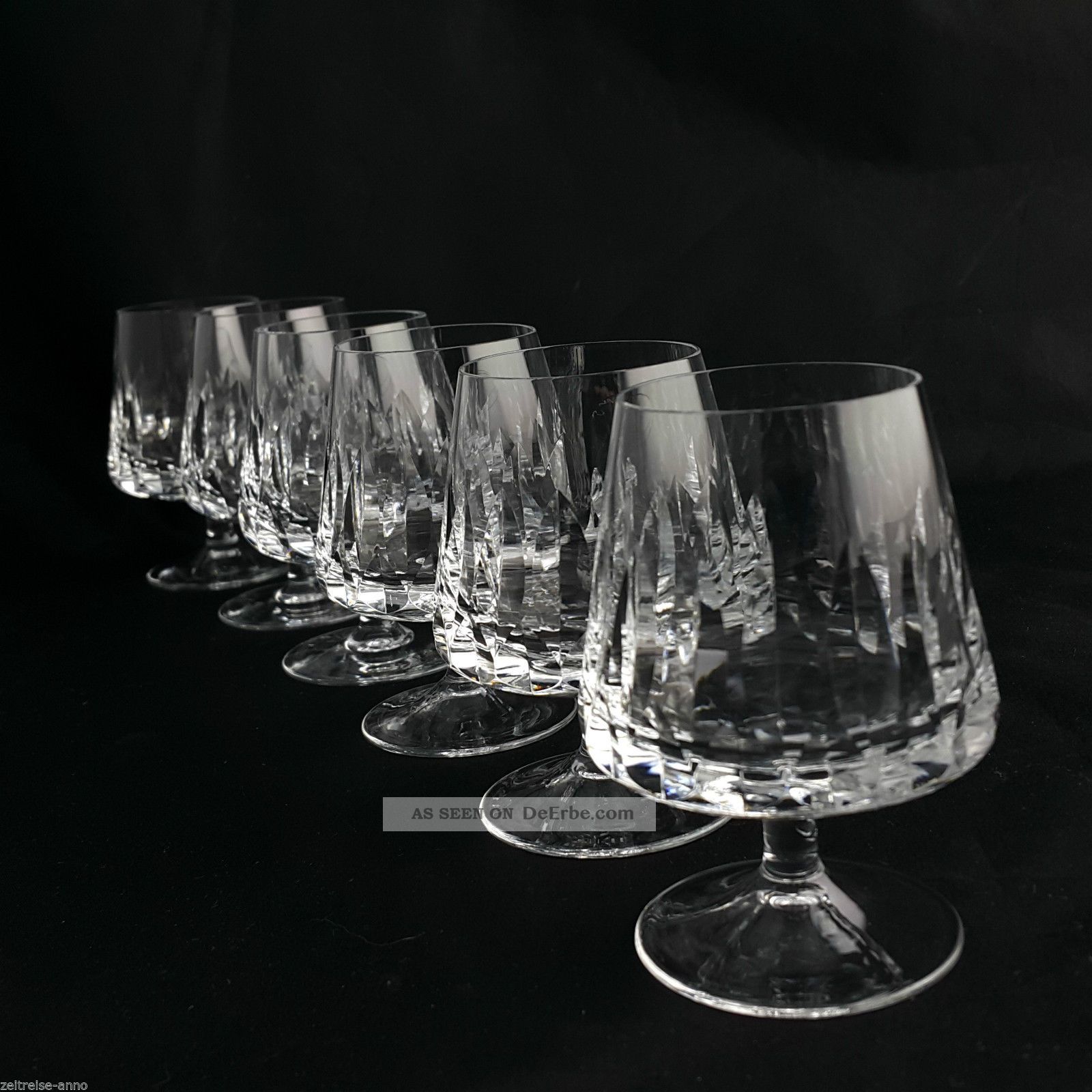 Nachtmann Cognacgläser Helena 6 Vintage Kristall Gläser Toll Erhalten Kristall Bild