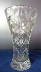 Alte Kristallglas Vase Germany - H 22,  0 X Dm 13,  0 Cm - Und Sehr Edel N1 Kristall Bild 6
