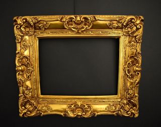 Prunk Bilderrahmen 60 X 50 Cm / 30 X 40 Cm Gold Gemälde Rahmen Barockrahmen Bild