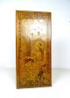 Seltenes Jugendstil Brand Malerei Holz Bild GemÄlde Antik Mucha Lautrec Klimt 1890-1919, Jugendstil Bild 6