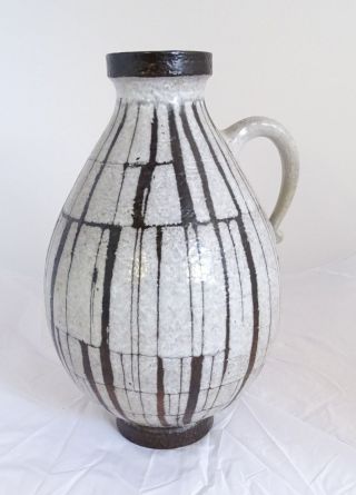 Große 50/60er Jahre Stand Vase Keramik Tolles Design 227 - 55 Made In West Germany Bild