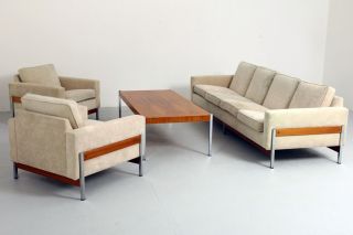 International Style Sofa Garnitur 1960’s Modernism - Florence Knoll Behr ära Bild