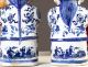 Chinesische Porzellan Figuren 2 Kinder 38cm Blau Weiß Skulpturen China 441 Entstehungszeit nach 1945 Bild 8