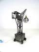 30er Jahre Joustra Kran Lampe Blechspielzeug Tischlampe Industrie Steampunk Lamp 1920-1949, Art Déco Bild 4