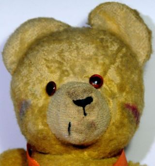 Alter Teddy,  Gelbes Fell Ca.  46cm 