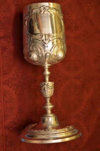 Alter Antiker Prunk - Pokal Krupp - Berndorf 1860/1880 Bild