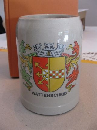 Sammler - Bierkrug 0,  5 L Aus Wattenscheid Keramik Steingut Bild