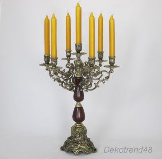 Prunk Kerzenleuchter 7 - Armig Tischleuchter Kerzenständer Antik Barock Leuchter Bild