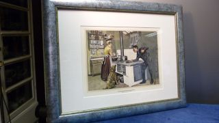 Antiker Kupferstich - Schornsteinfeger Bei Reinigungsarbeiten - Kleehaas 1897 Bild