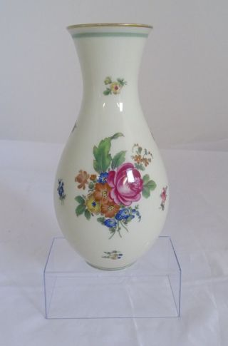 Thomas Ivory Bavaria Porzellan Vase Blumen Dekor 072 81 Höhe 24 Cm Bild
