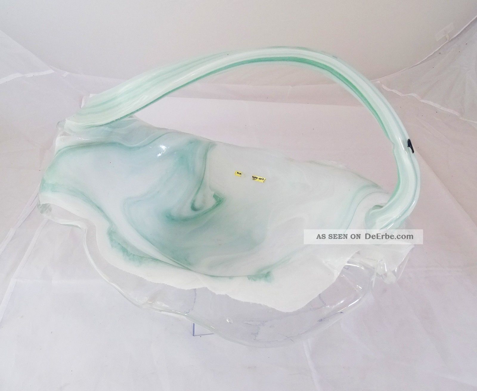 Toller Kaspar - Single - Art Blei Kristall Glas Korb Massiv In Seltenem Design Kristall Bild