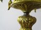Seltene Empire Stehlampe 5 - Flammig Glaskugeln Herrlich Verziert 1,  72m Gefertigt nach 1945 Bild 6