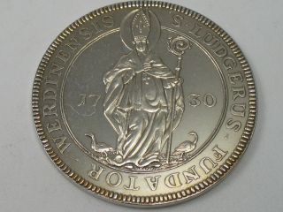 Medaille Taler 1730 Benedikt Von Geismar Abteien Werder Helmstedt 1000 Silber Bild