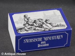 Volkskunst Sächsische Miniaturen Aus Dresden Wiltner Flade Porzellansalon Meisse Bild