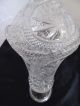 Riesige Alte Blei Kristall Glas Deckel Pokal Vase Fußvase Ca.  47 Cm Kristall Bild 1