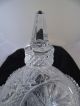 Riesige Alte Blei Kristall Glas Deckel Pokal Vase Fußvase Ca.  47 Cm Kristall Bild 2