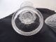 Riesige Alte Blei Kristall Glas Deckel Pokal Vase Fußvase Ca.  47 Cm Kristall Bild 8