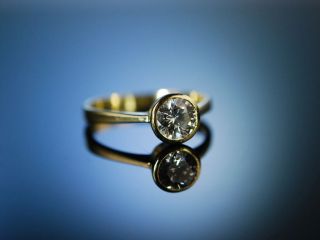 SolitÄr Ring Gold 585 Brillant 0,  95 Ct Diamantring Verlobungsring Solitaire Bild