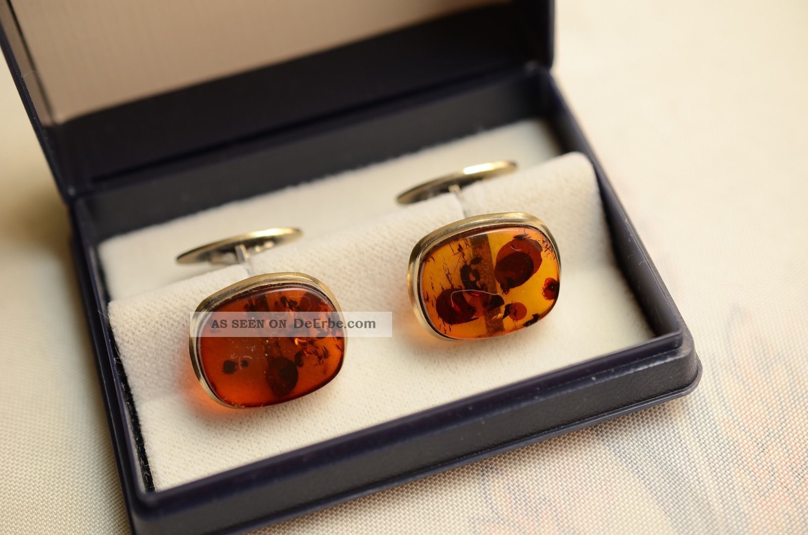 Manschettenknöpfe Fasan Design - Oval Stehend In Geschenkbox