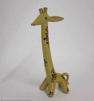 Große Giraffe Karlsruher Majolika Walter Bosse 24 Cm Bild