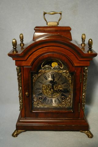 Tischuhren,  Sammleruhren,  Mondphasenuhr,  Bracket Clock,  Warmink Wuba Bild
