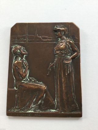 Medaille - Plakette R.  Marschall 1908 Bild