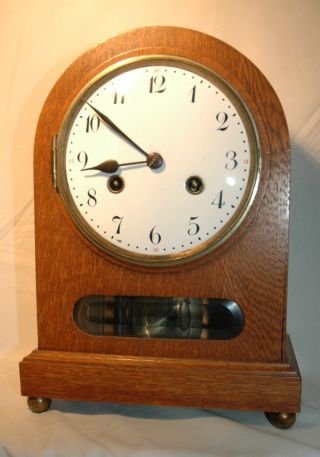 Tischuhr,  Kaminuhr,  Bracket Clock,  Junghans Bild