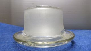 Antiker Flaschenverschluss Für Apothekergefäß - Glas Geschliffen - Dm Ca.  15,  0 Cm Bild