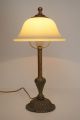 Sehr Elegante Jugendstil Tischleuchte Um 1930 Verziert Lampe Leuchte Antike Originale vor 1945 Bild 2