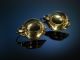 MÜnchener Biedermeier Um 1860 Ohrringe Schaum Gold Silber Antik Antique Earrings Schmuck & Accessoires Bild 1