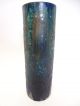 Seltene Jugendstil Keramik Vase Mit Laufglasur Boden Signiert E.  W.  27,  5 Cm Nach Stil & Epoche Bild 2