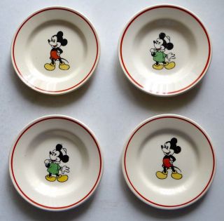 Kinder Puppen Geschirr Suppen - Teller Mickey - Mouse Bild