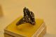 Schöner Alter Ausgefallener Granat Damenring Silber 800 Ringe Bild 3
